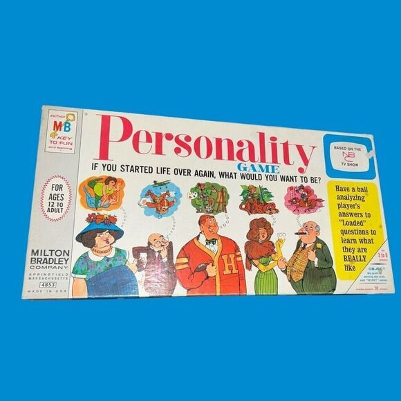 1968 Milton Bradley Funny Personality Board Game Based on TV Show  Ages 12+ COMP - Picture 1 of 11